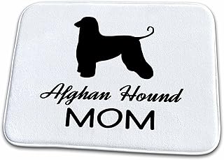 3dRose Bathroom Bath Rug Mat - Afghan Hound Dog Mom Designs Dogs