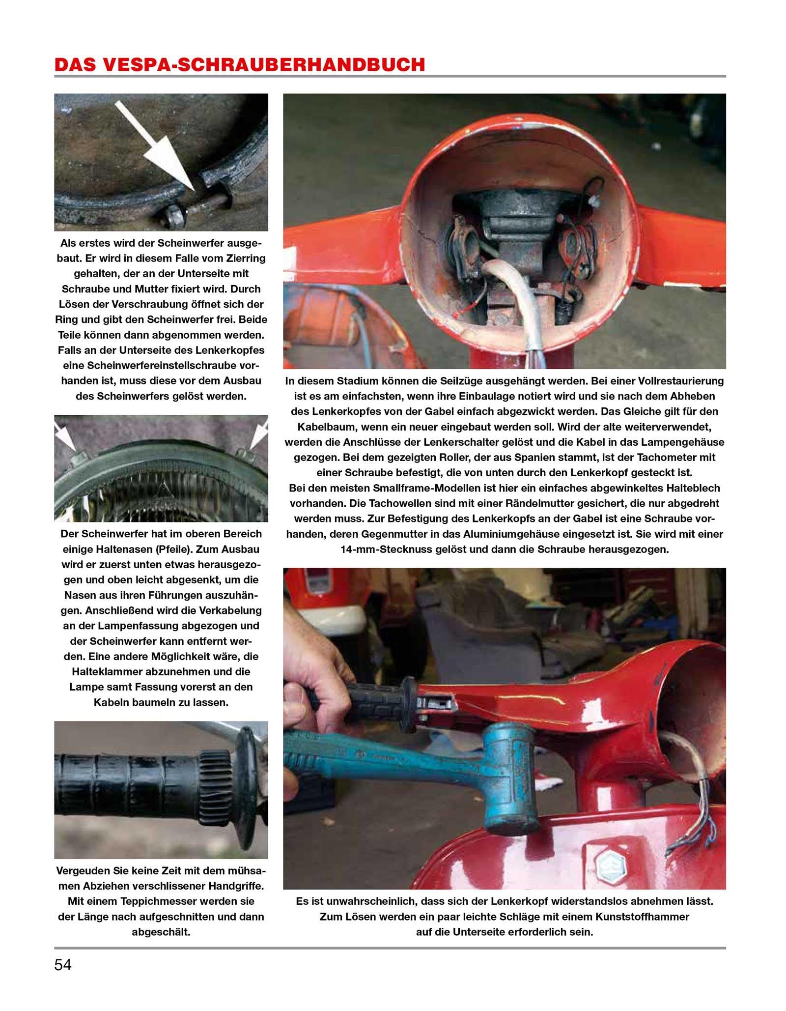 Das Vespa Schrauberhandbuch: Reparieren und Optimieren leicht gemacht. Smallframe-Modelle (1965 - 1989)