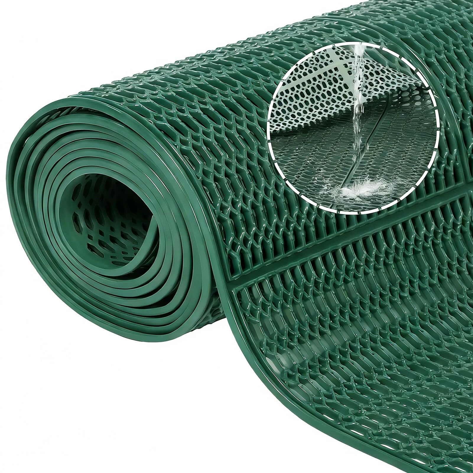 Tapis de drainage antidérapant pliable pour sécuriser la salle de bain