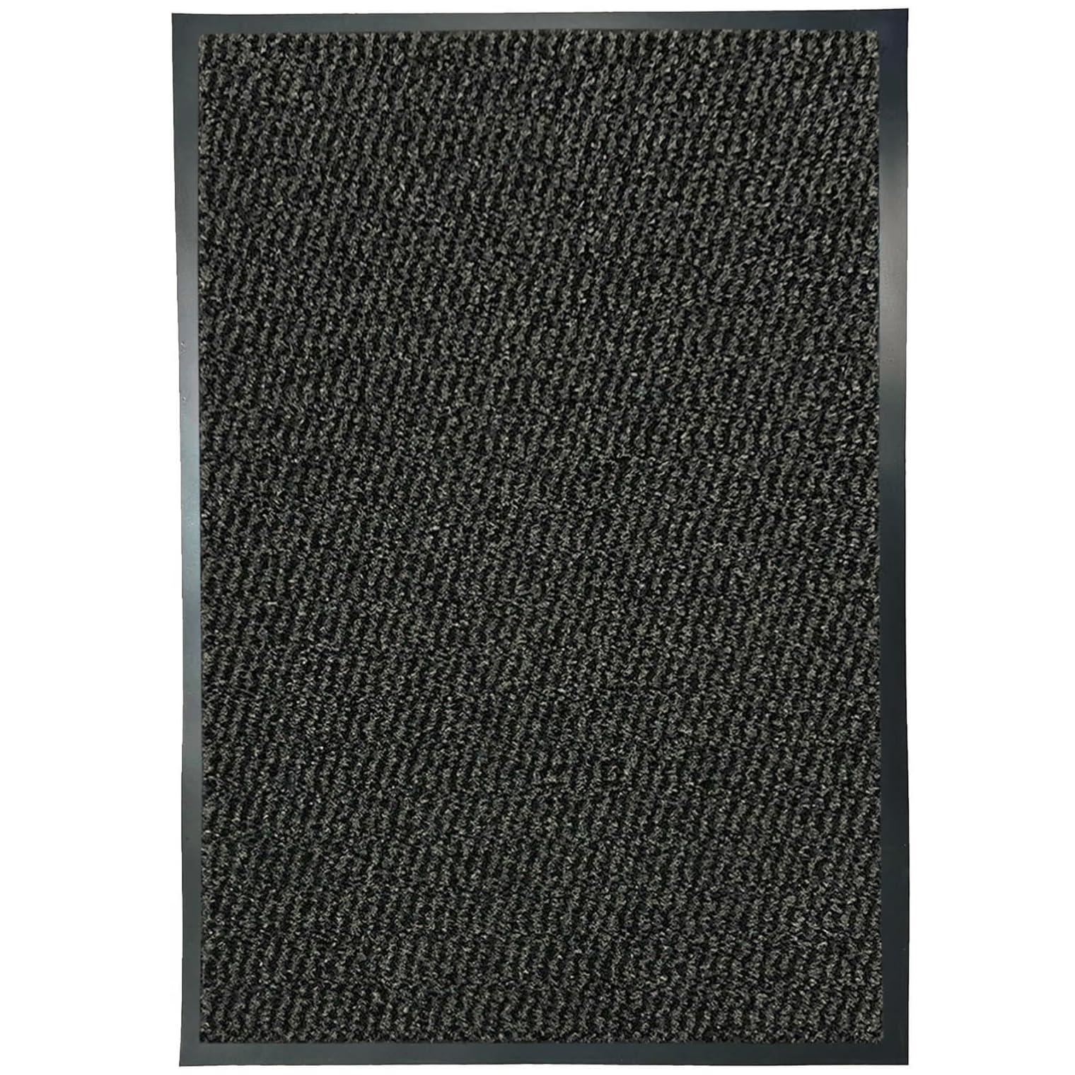 Door Mats Indoor 40cm x 60cm Grey, Washable indoor Outdoor Rugs Matts, Heavy Duty Non-slip Entrance Mat, Super Absorbent Front Door Mat Kitchen Hallway Bath Barrier Rugs (Anthracite, 40 x 60 cm)