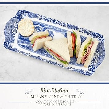 Pimpernel Blue Italian Sandwich Tray