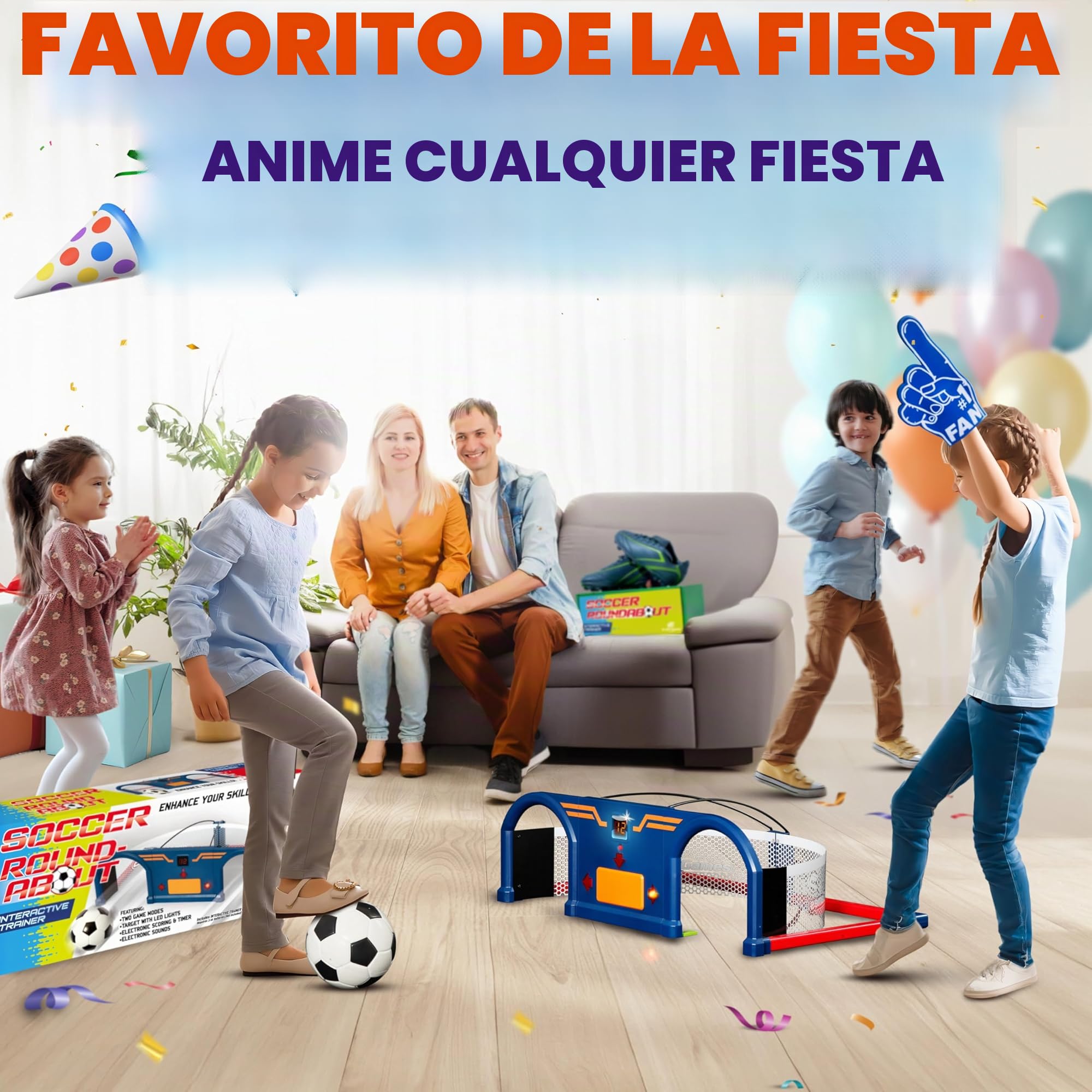 E-JET Soccer Roundabout | Juego de juguetes de fútbol para niños, juguetes de interior, regalos de cumpleaños de Pascua para niños y niñas a partir de 6, 7, 8, 9, 10 años
