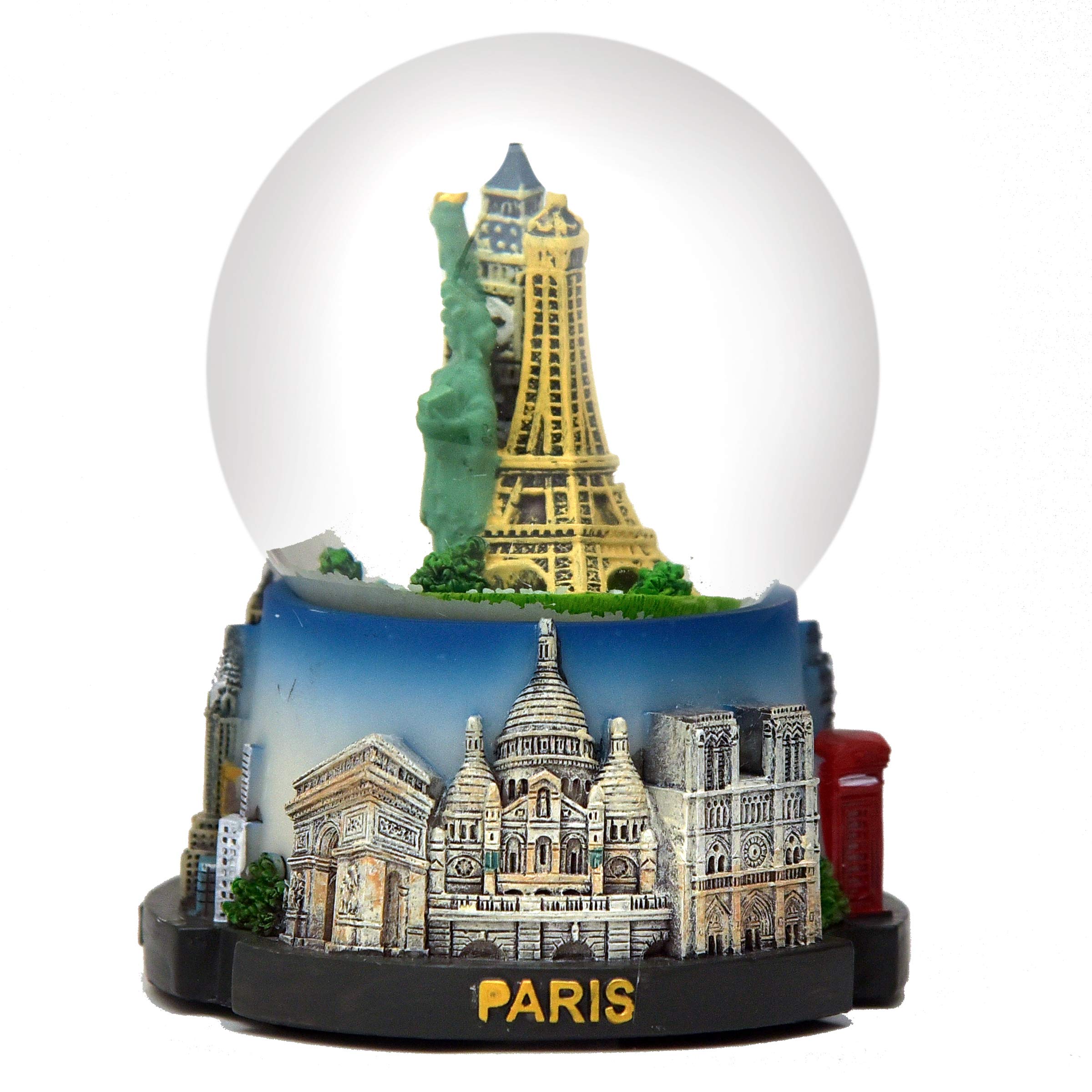 Amazon.co.jp: Paris - ニューヨーク - ロンドン スノードーム 65mm