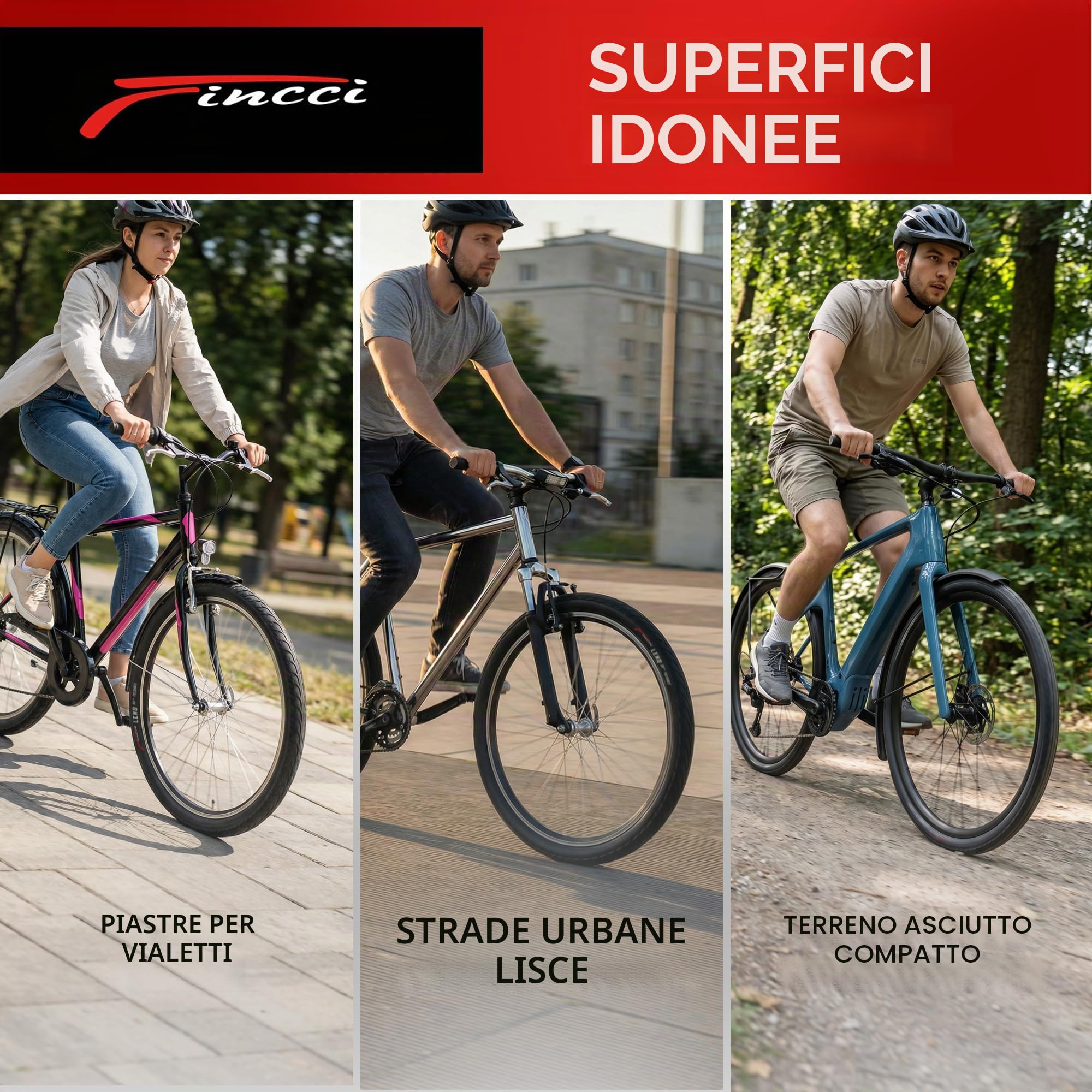 Fincci Pneumatici Bici 26 x 1.95 50-559 con Protezione Antipuntura 3mm | Copertone Bici 26x1.95 50-559 con TPI 30 e Pressione 40-60 PSI per una Maggiore Resistenza alle Forature - Set da 2