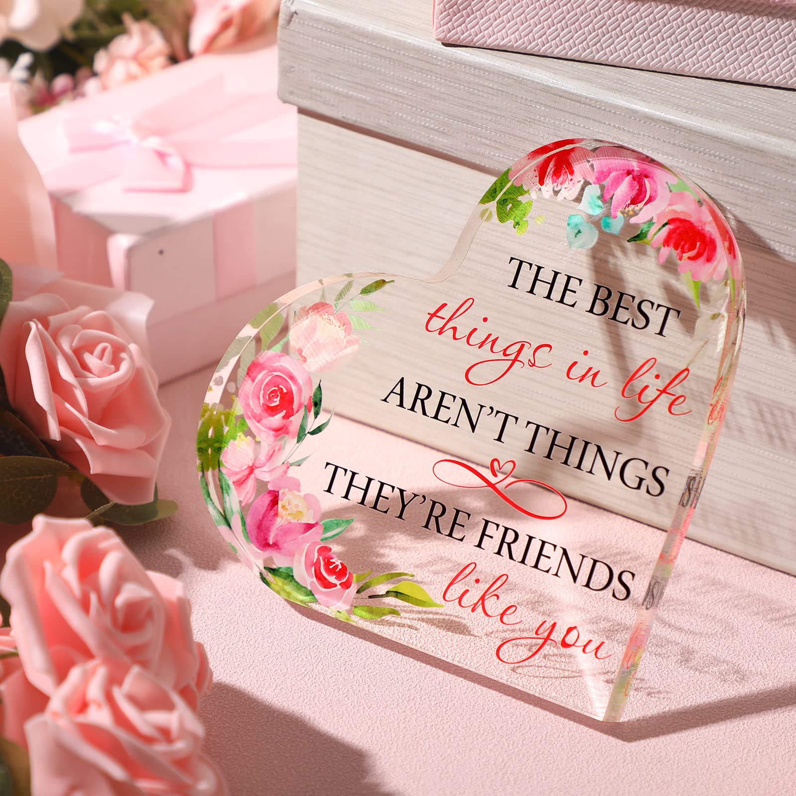 Best Friend Acrylic Plaque Puzzle Piece – Friendship Gifts For Women, Birthday, Christmas, Female Friend Gift - View #5
