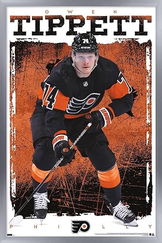 Trends International Póster de pared de Owen Tippett 23 de la NHL Philadelphia Flyers