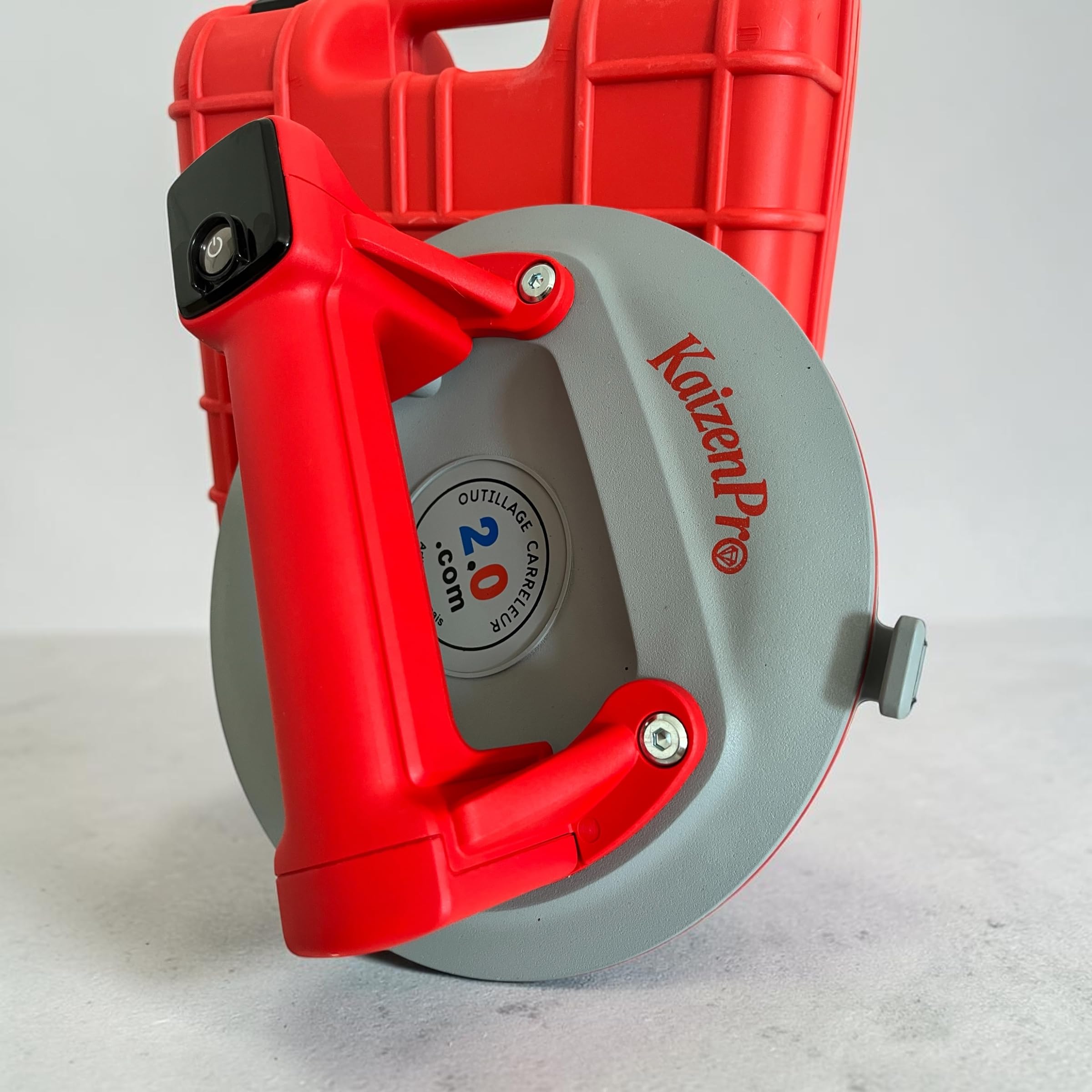 Ventosa elettrica professionale 260 kg Ø22 cm – aspirazione automatica – ricarica USB – sollevatore elettronico per piastrelle, vetro, marmo e gres porcellanato – presa forte – Outillage Carreleur 2.0