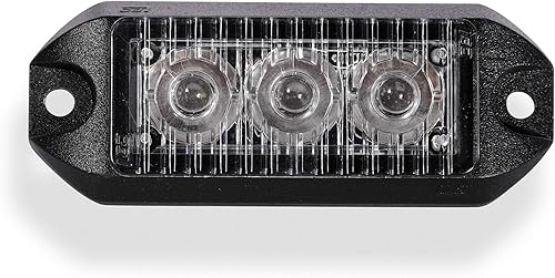 Swift 3.0 cabezal de luz de advertencia led TIR de 3W para rejilla de emergencia de vehículo, Azul