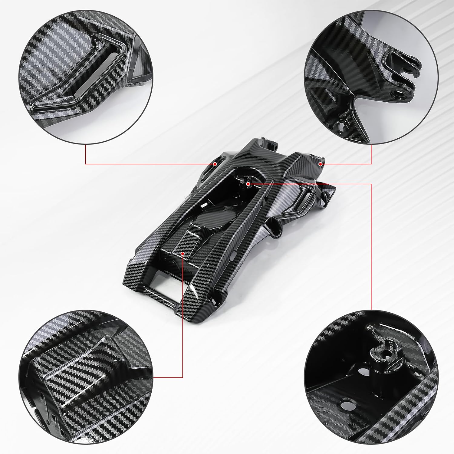 Battery Compartment Cover for Surron Ultra Bee,Water Transfer Carbon Fiber Pattern Battery Guard, Modified Surron Accessories Sur-Ron Parts