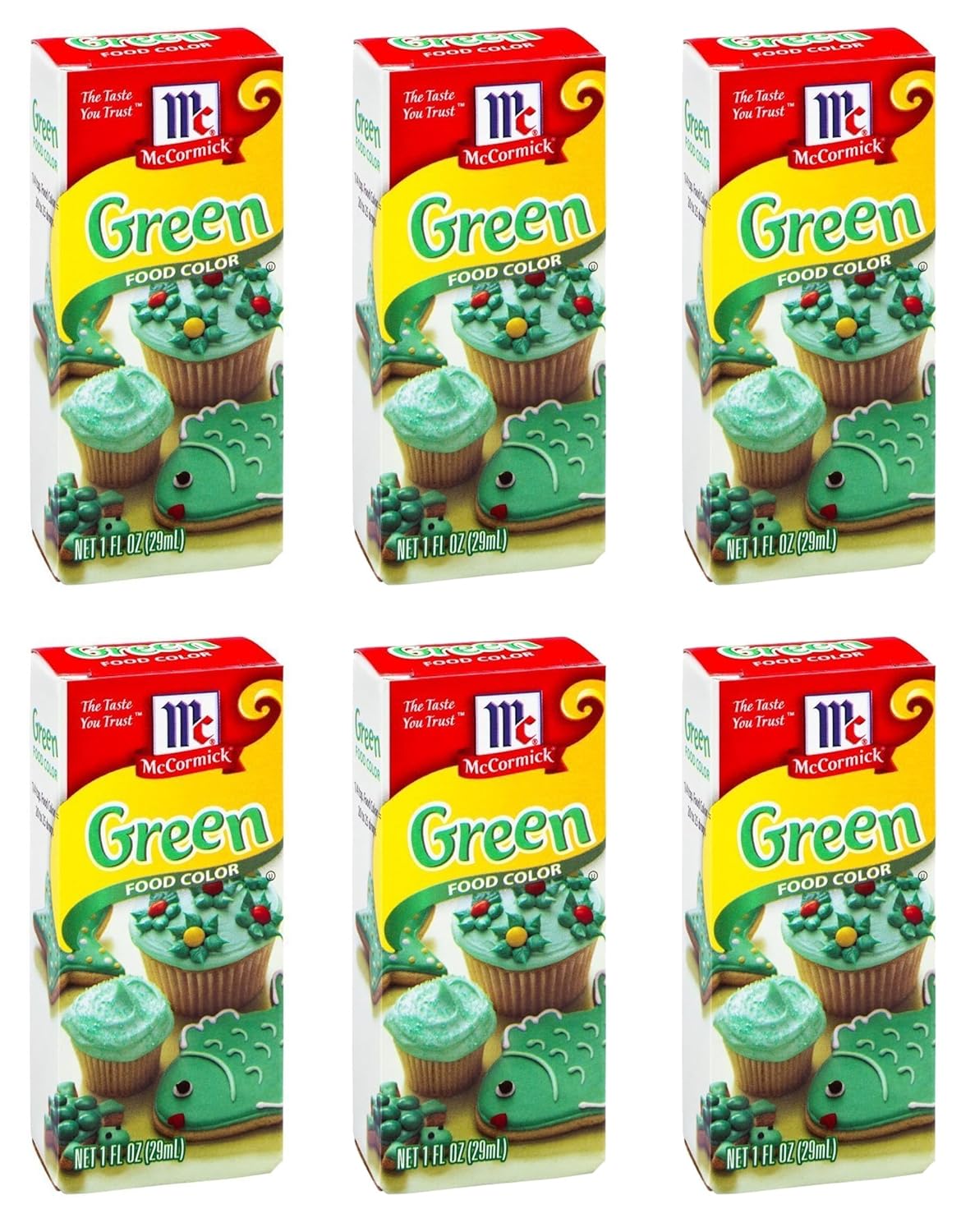 McCormick Green Color, 1 OZ (Pack of 6)