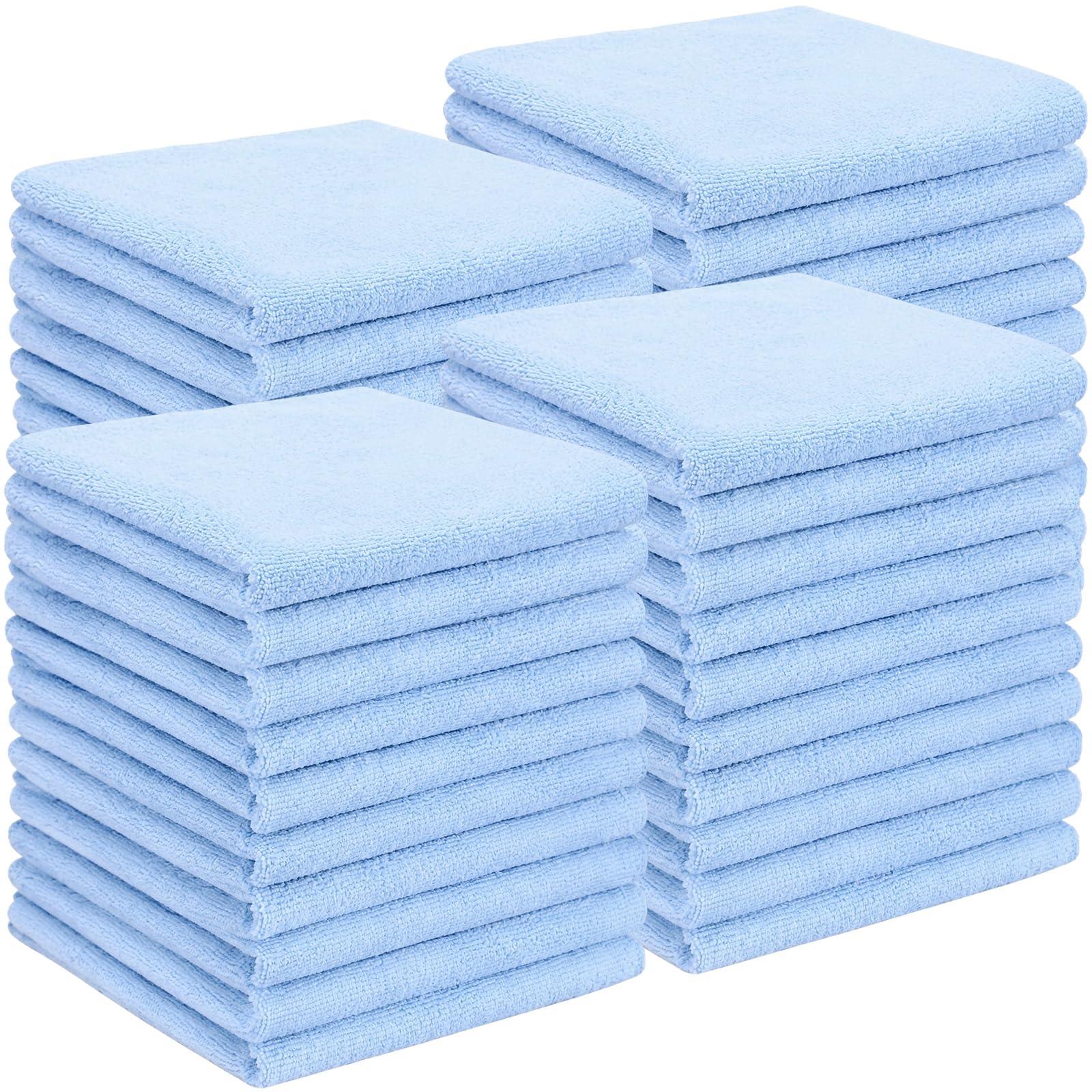 Shimeyao 40 Pack 16 x 29 Inch Bleach Salon Towels Bulk, Light Blue