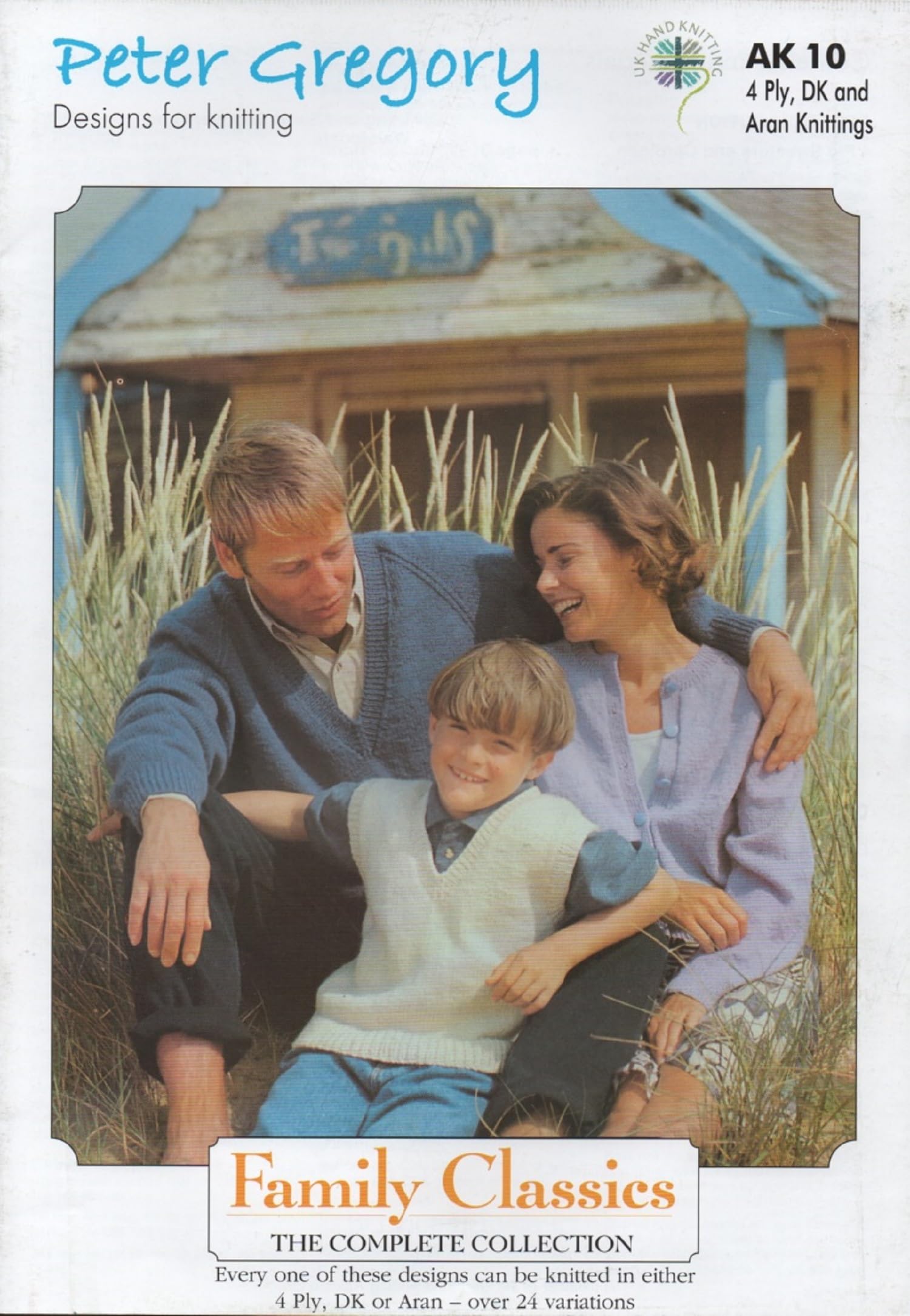 Peter Gregory Multi Knitting Pattern Booklet Family Classics Outfits Ak10