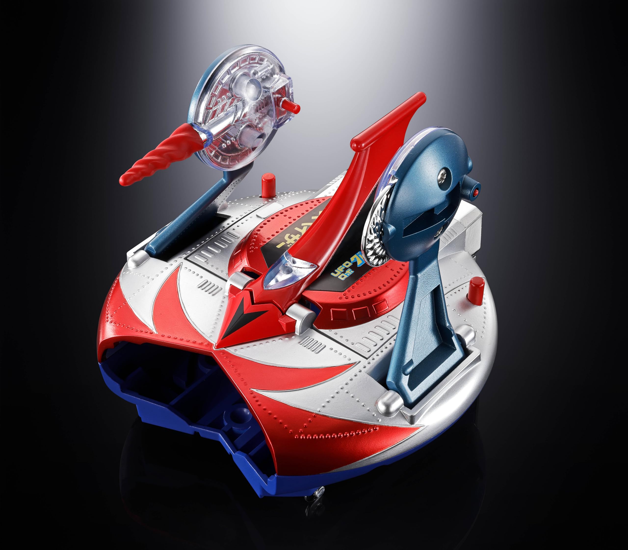 TAMASHII NATIONS Chogokin UFO Robo Glendazer Deluxe Glendizer & UFO Spazer, circa 135 e 120 mm, figura di azione pre-verniciata in ABS e PE