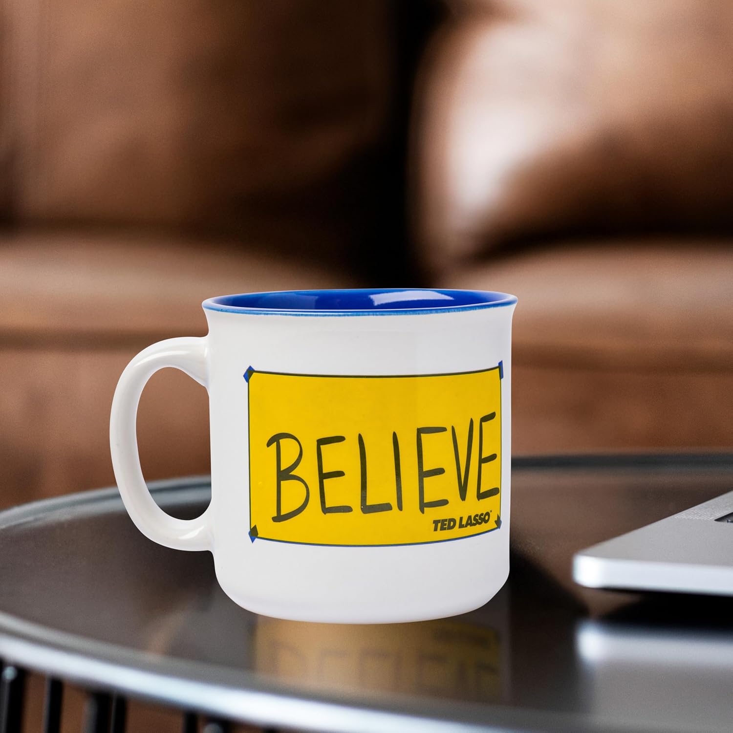 Silver Buffalo Ted Lasso Believe, Ceramic Camper Mug, 20oz