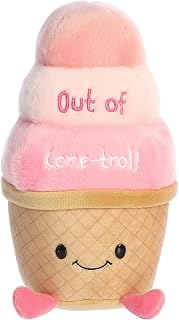 Aurora® Witty JUST Sayin'™ Out of Cone-Trol™ Stuffed Animal - Expressive Characters - Quirky Gift Ideas - Pink 9 Inches