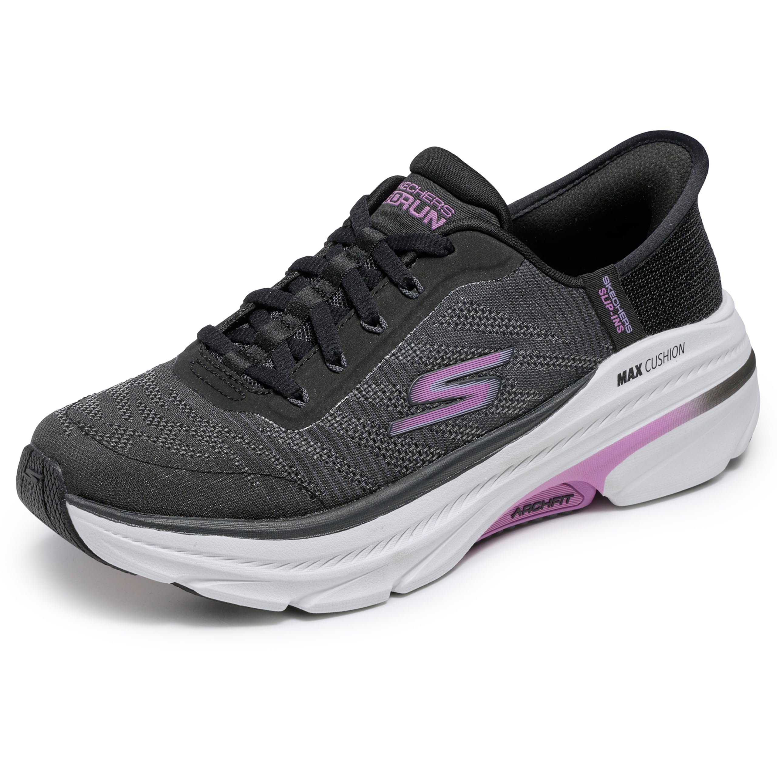 Skechers Womens Max Cushioning Arch Fit 2.0 Adelphi Hands Free Slip-ins Sneaker