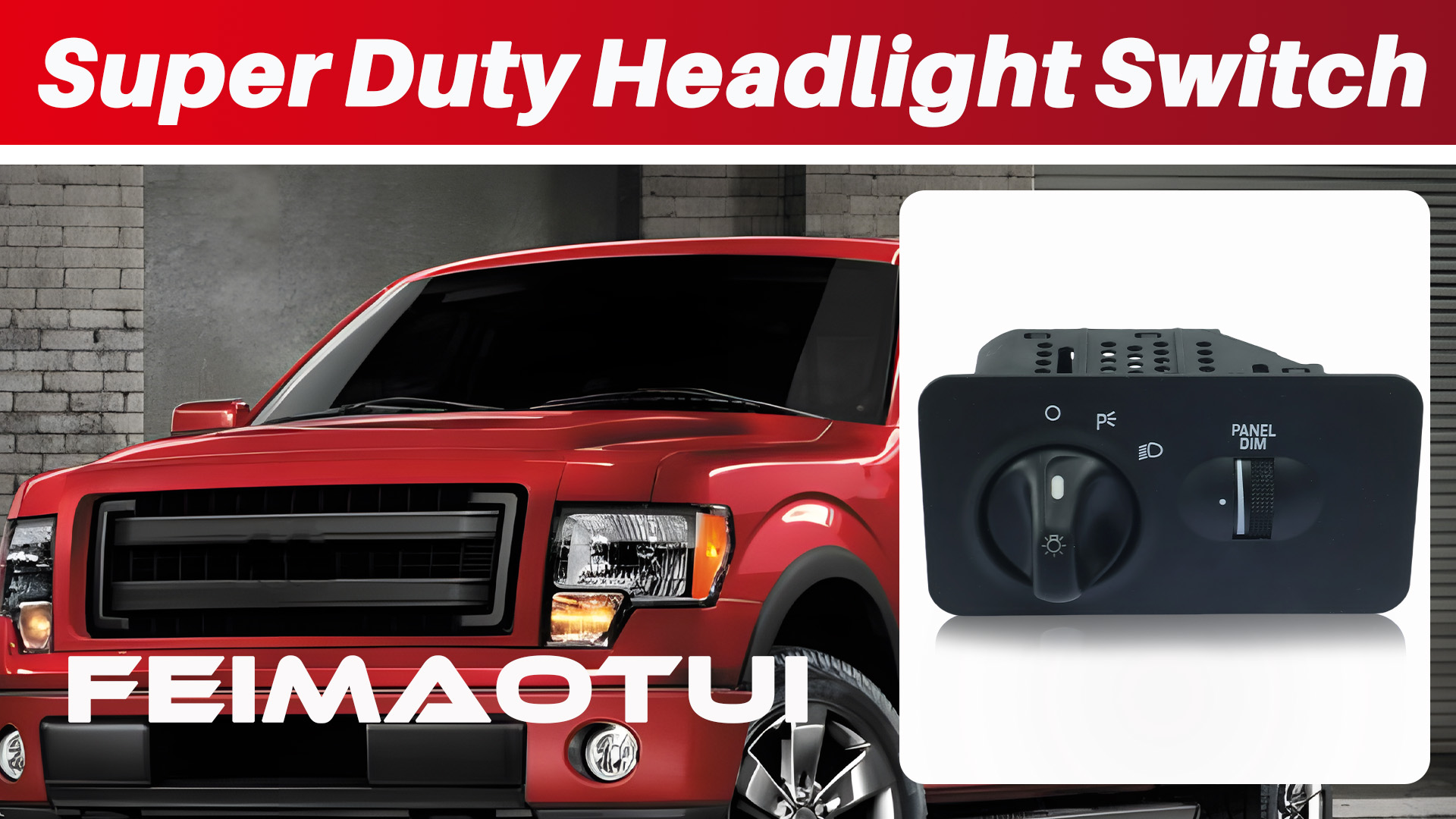 1S1833 Headlight Switch Fit For Ford F-250 F-350 F-450 F-550 Super Duty 1999-2000,for Ford F650 F750 Truck 2000-2005,for F800 Truck 1999,Replace