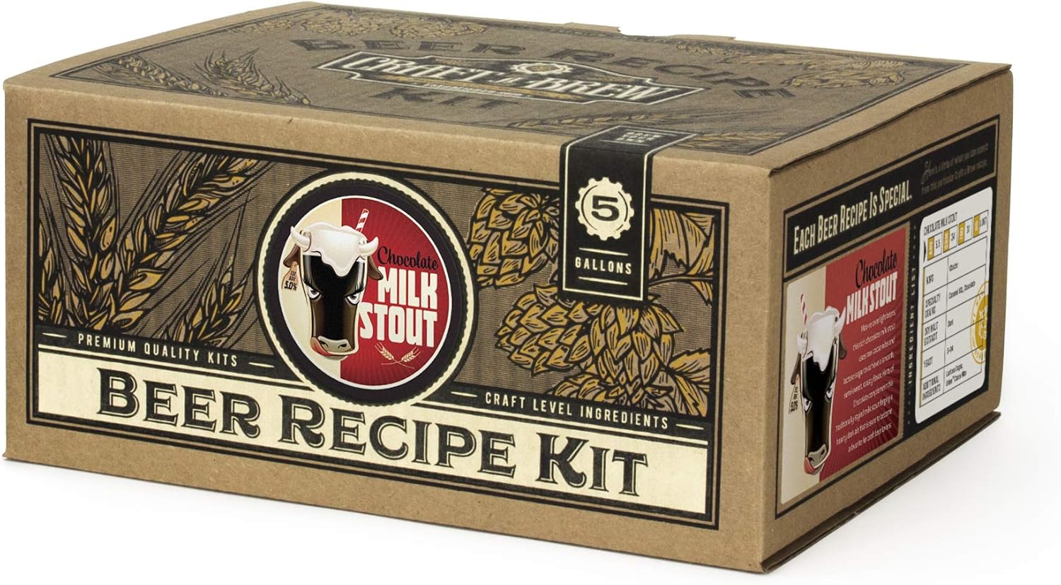 Craft a Brew Beer Recipe Kit Chocolate Milk Stout