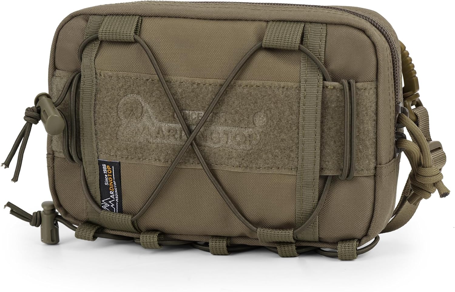 Mardingtop Molle Tactical Pouch, Admin Molle Pouch EDC Tool Utility Bag with Shoulder Strap for Commuting, Cycling & Short-Distance Hiking