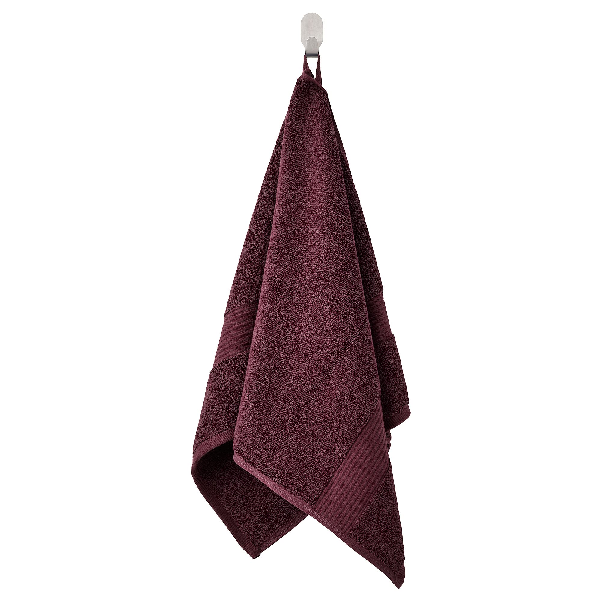 Serviette de toilette FREDRIKSJÖN rouge foncé 50x100 cm