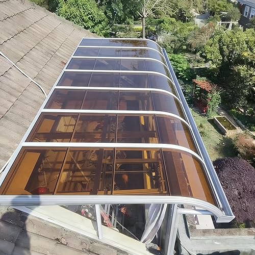 Polycarbonate Panel Roofing Sheets, Weather-Resistant and Transparent Greenhouse Roofing Sheets,