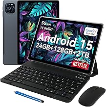 TABWEE T90 Tablet 11 Pollici Android 16-24GB RAM + 128GB RAM + 2TB TF, Tablet PC Con Wifi 5G