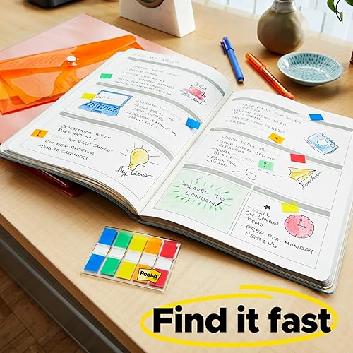 Miniatura 9 de Post-it - Banderitas en colores surtidos 280 unidades 48 banderitas en forma de flecha adicionales 683-VAD1 el paquete puede variar