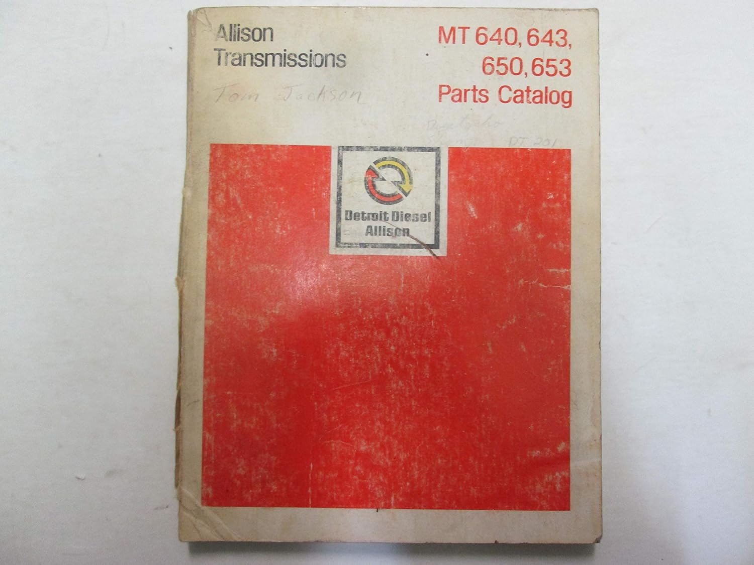 Detroit Diesel Allison Transmissions MT 640 643 650 653 Parts Catalog