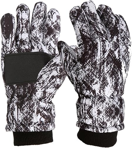Miniatura 2 de Guantes de invierno para niños, impermeables, cálidos, transpirables, para esquí, snowboard, nieve, para niños y niñas de 3 a 16 años