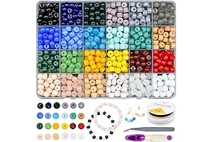 KoTher 600PCS Crystal Beads for Jewelry Making