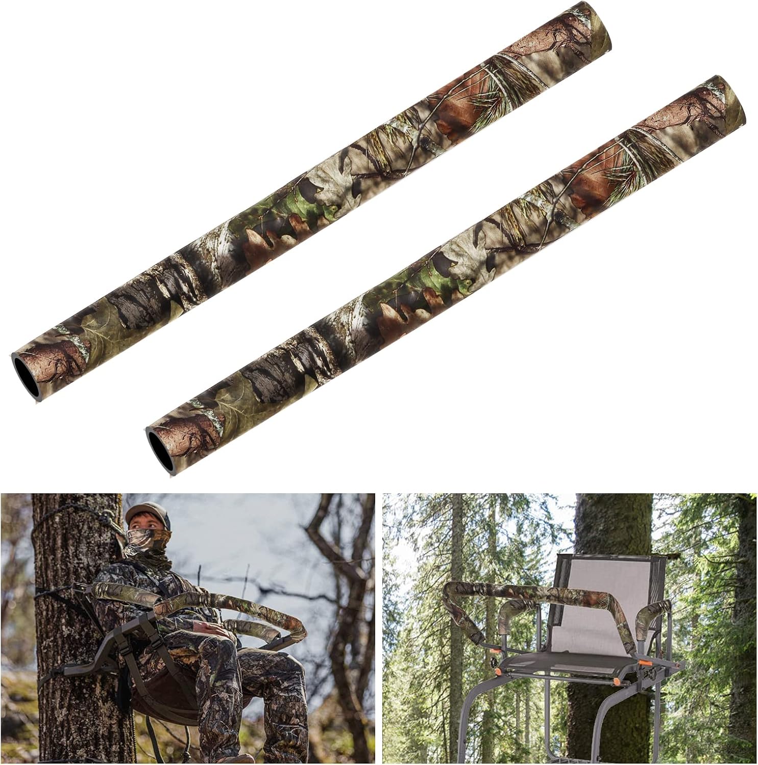 whumsdog 2 PCS Tree Stand Rail Pads, Shooting Rail Pads