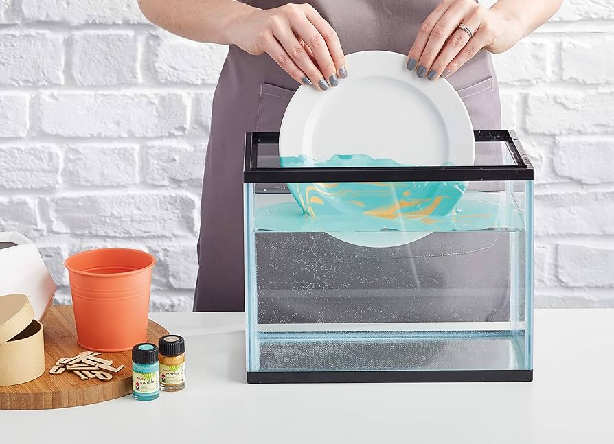 Amazon.com: Marabu Easy Marble 013 Orange 15ml : Toys & Games