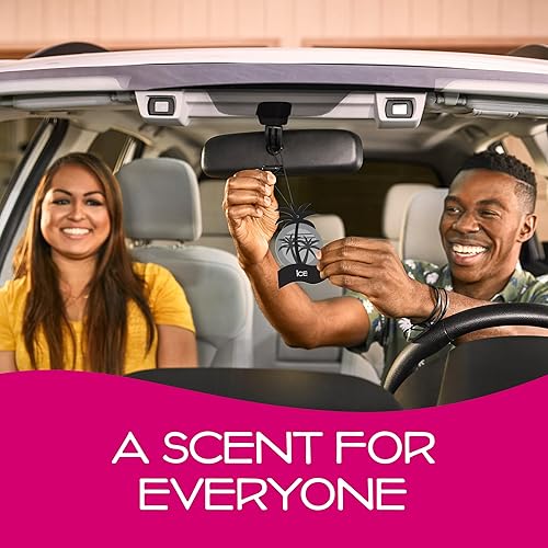 Vista 6 de California Scents Ambientador para coche Palms Ice Paper (6 x 4 unidades)