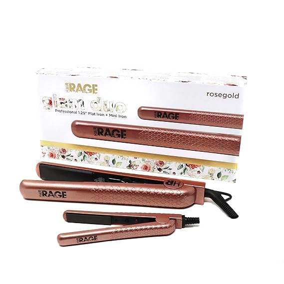 Hair rage flat iron rose gold Clearance