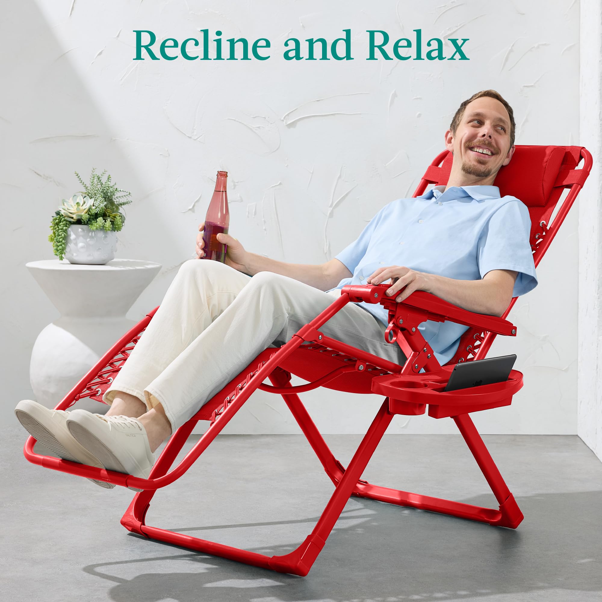 nautica outdoor recliner chair