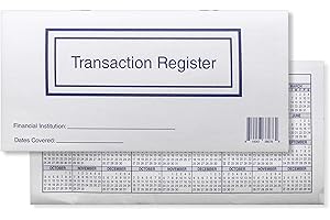 Checkbook Registers for Personal Checkbook, Transactions Ledgers, Pack of 10, 2024-2025-2026
