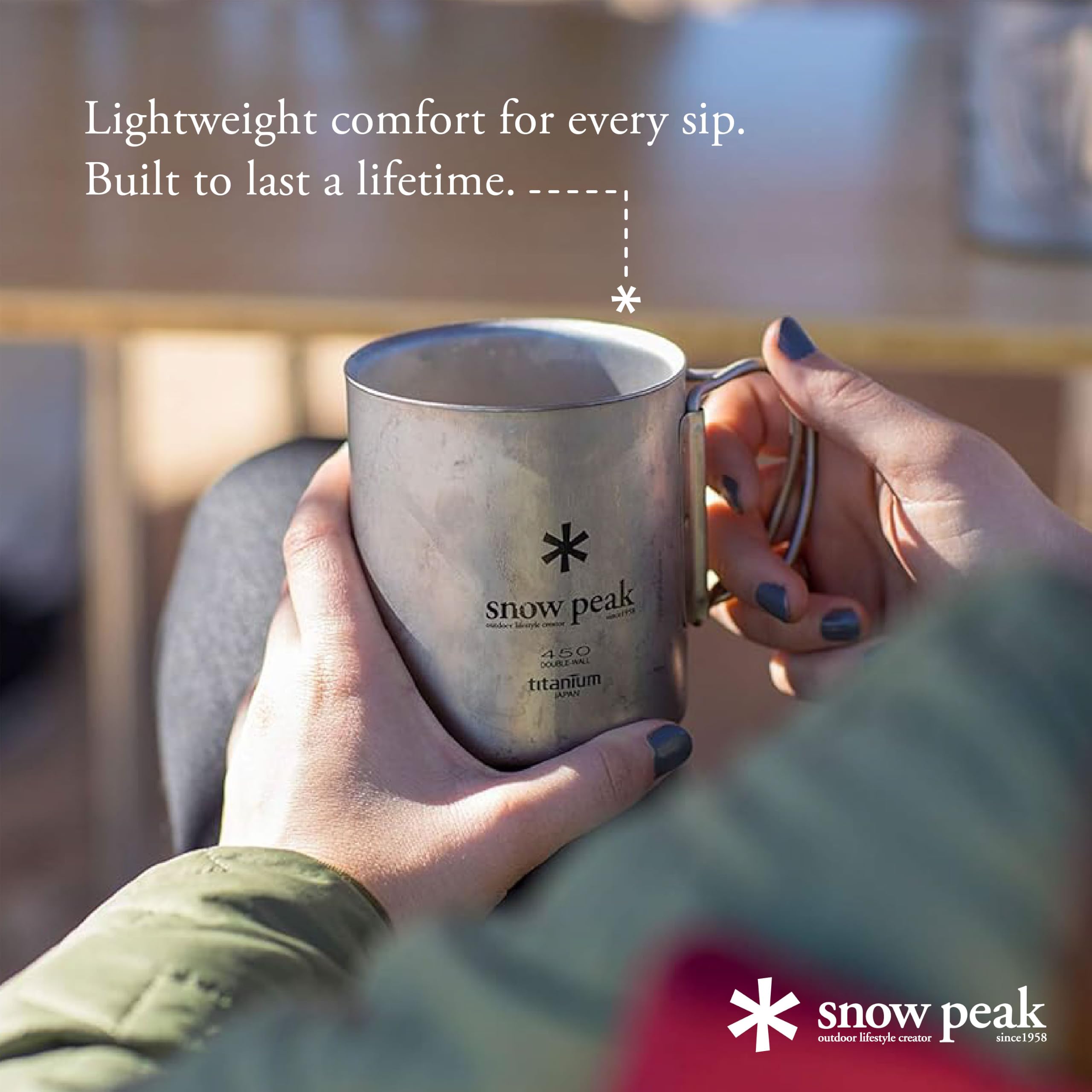 Amazon | スノーピーク(snow peak) チタンダブルマグ450ml MG053