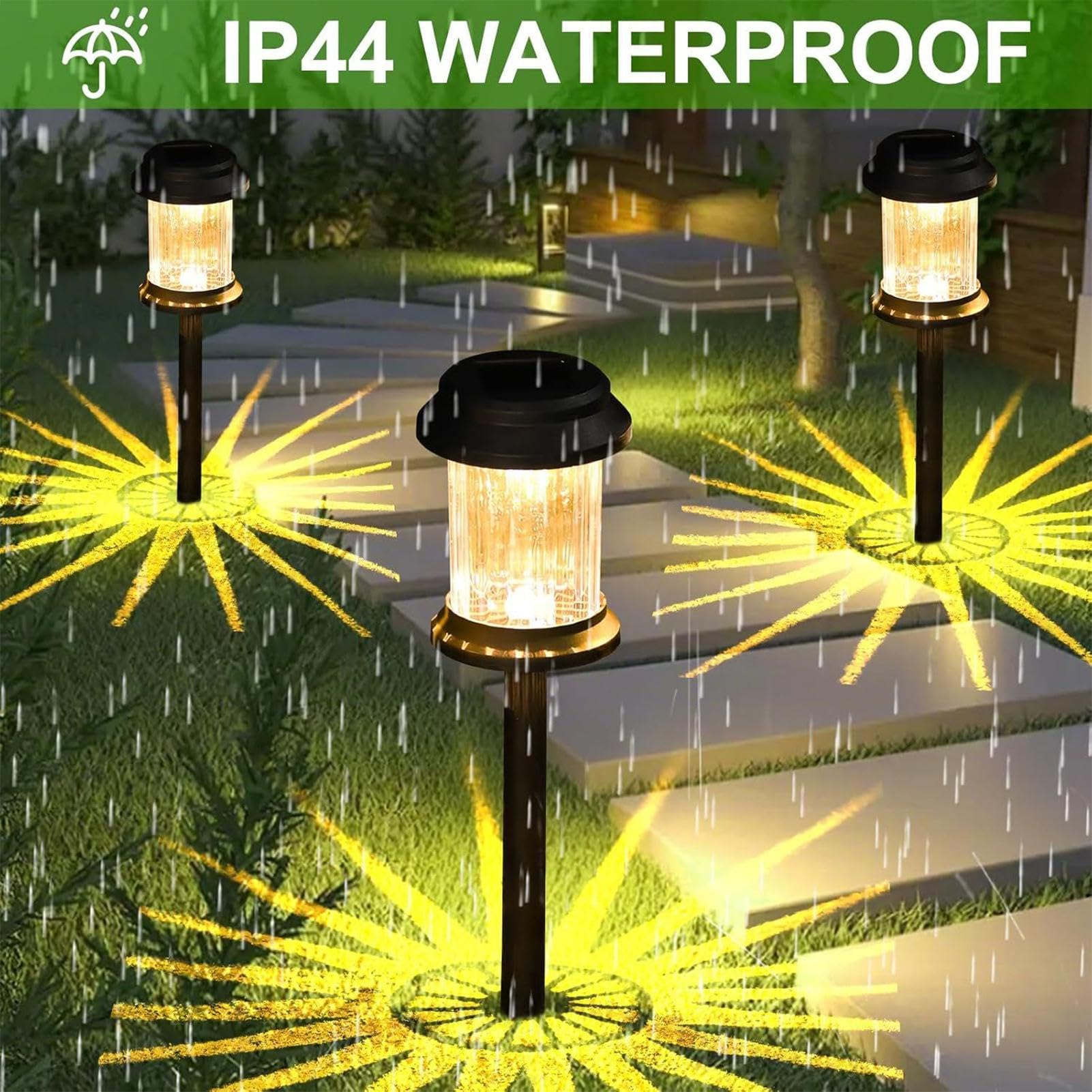 Lampes Solaires Pour Extérieure Lot De 6 Pièces Décoratives LED Étanches