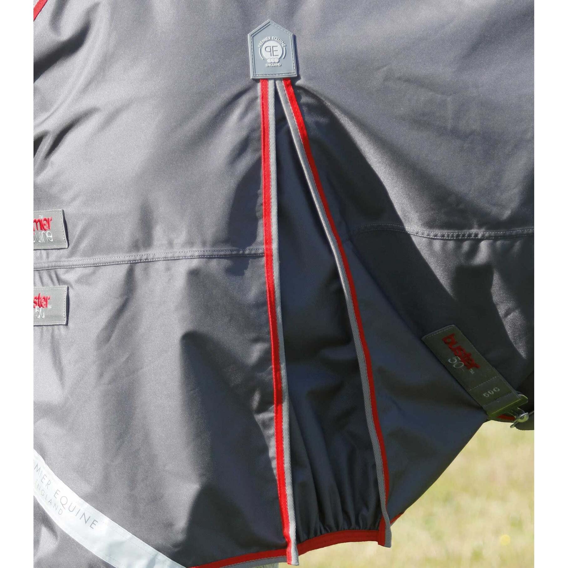 Coperta impermeabile per cavalli con copricollo Premier Equine Buster 50 g