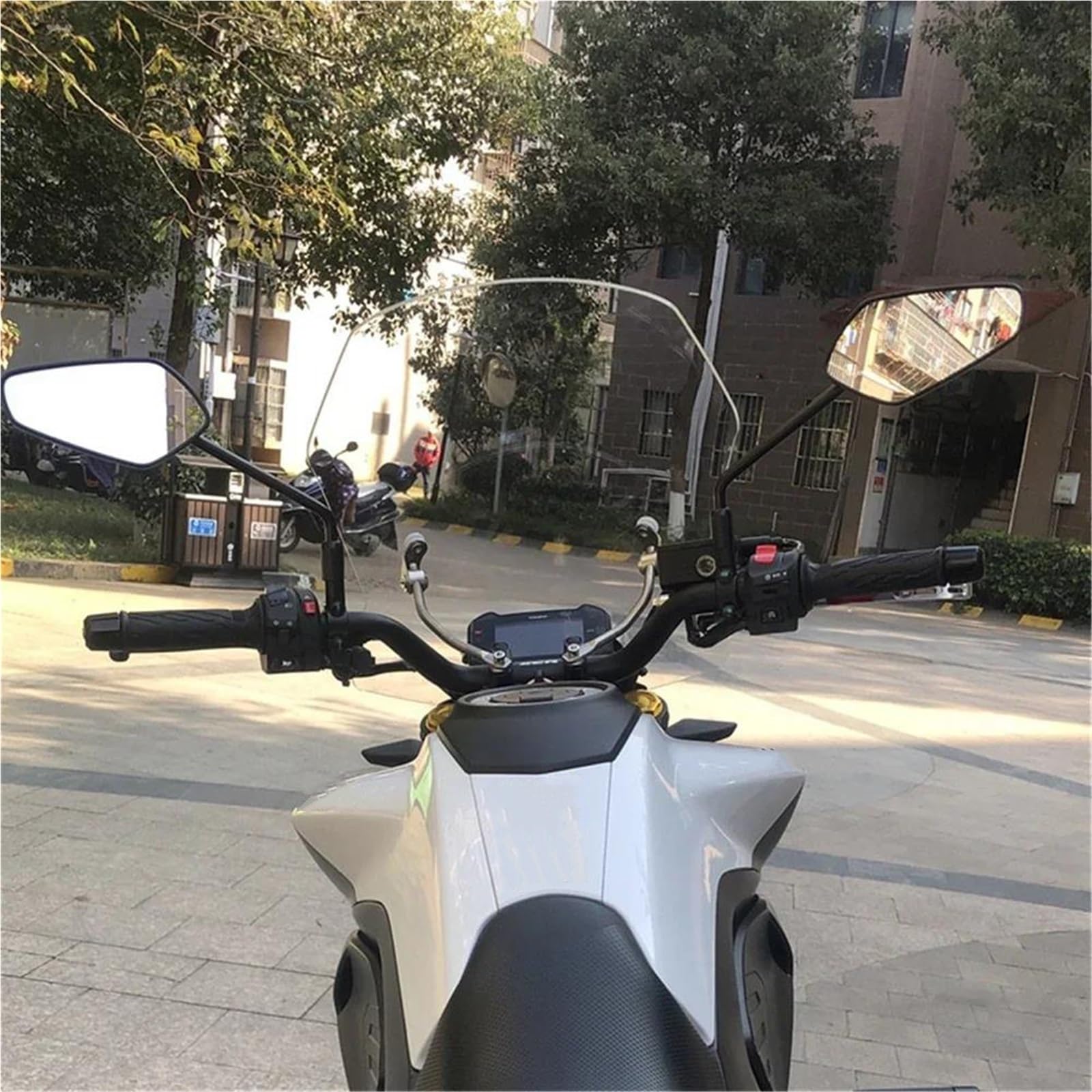 Dla Haojue XCR300 Przedniego Deflektora Przedniej Szyby Motocykla Podwyższone Akcesoria Przedłużenie szyby motocykla(50CM)