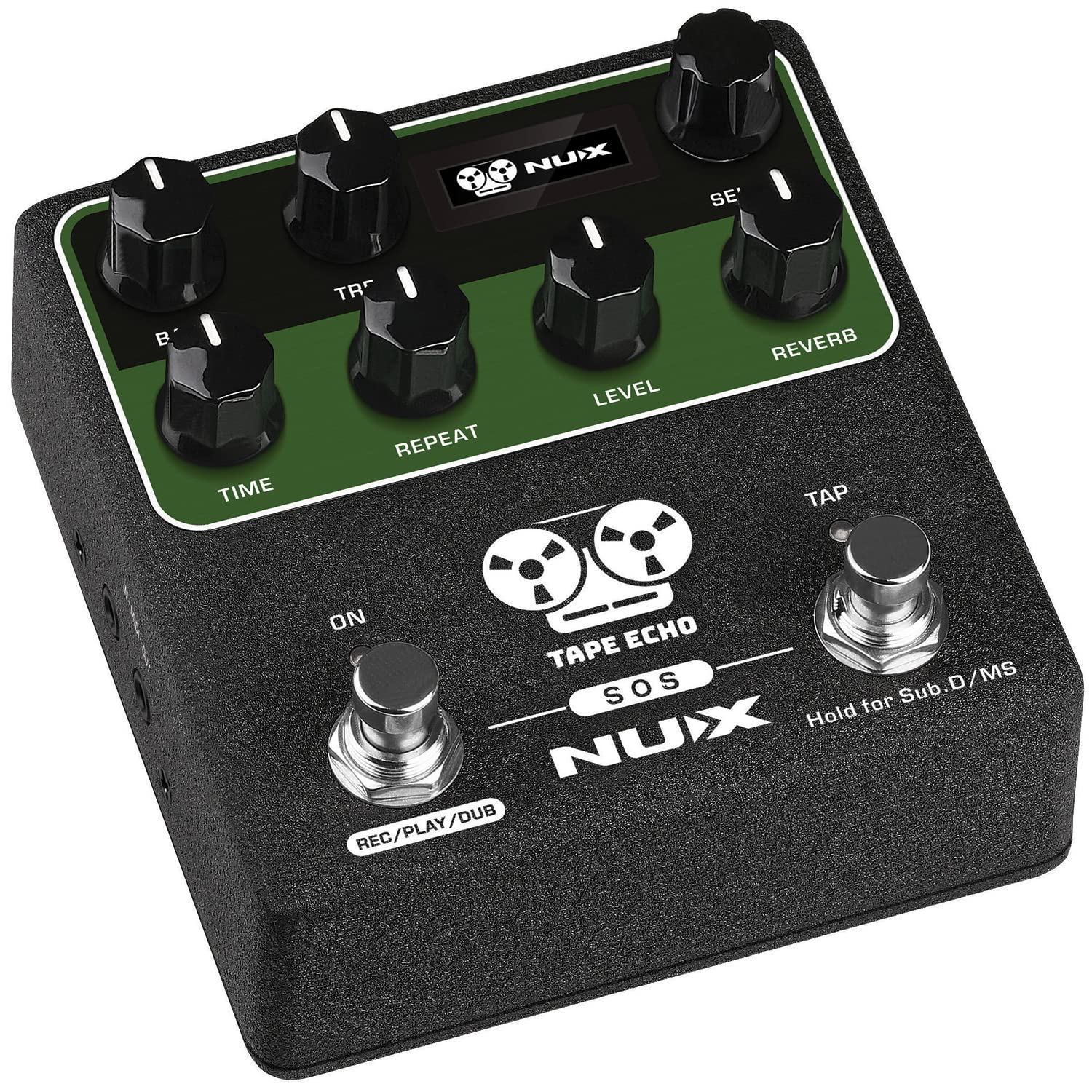 NUX -NDD7 - Pedale Echo Tape con Midi, Verde