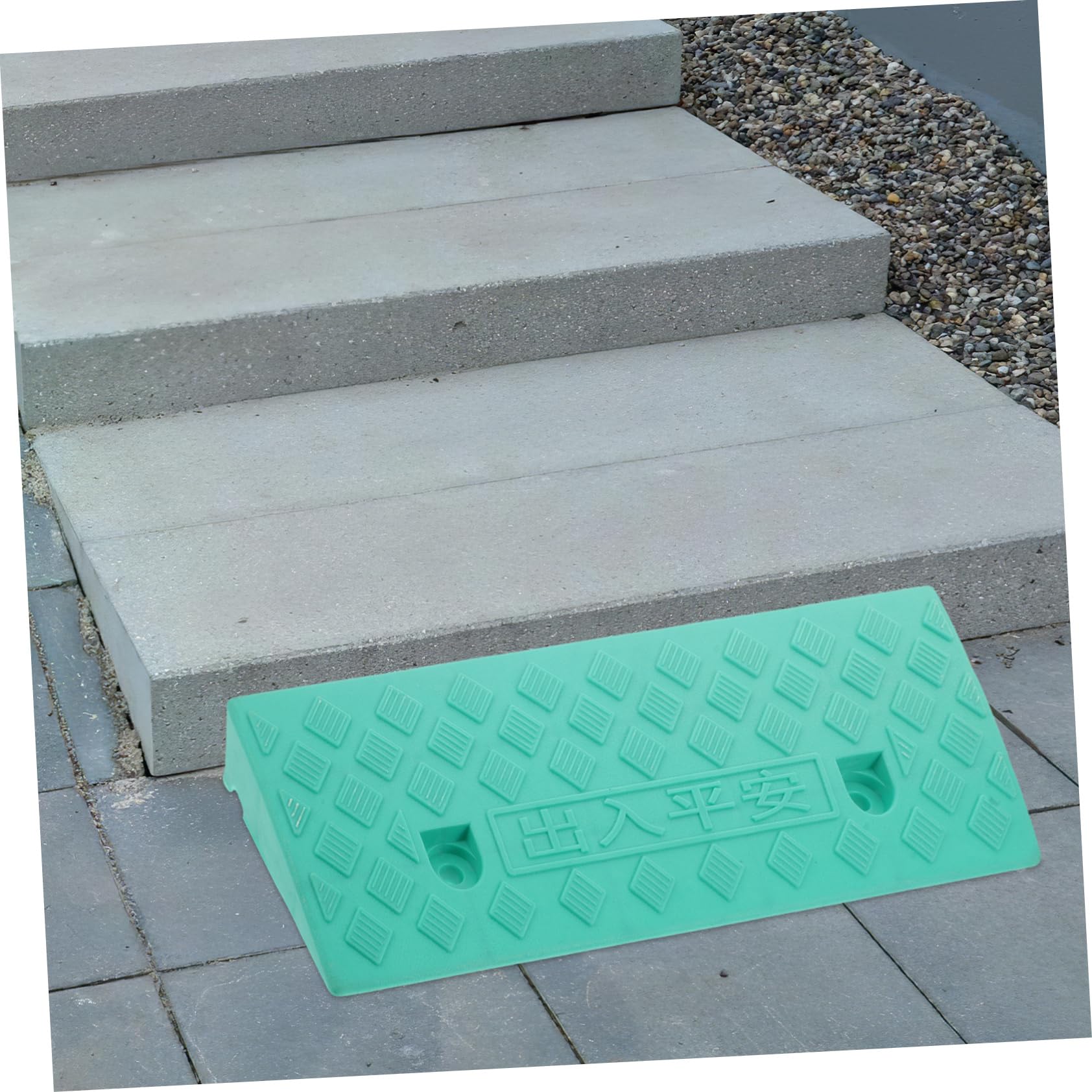 BESTOYARD Rampetta per Soglie e Scale Pe Rampetta Adattabile per Scooter Elettrici e Installazione Facile e Design Antiscivolo per Ed Esterno su Slope