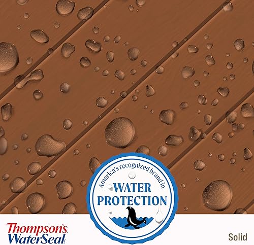 Miniatura 7 de Thompson's Water Seal Sellador de madera de color sólido, rojo sedona, 1 galón