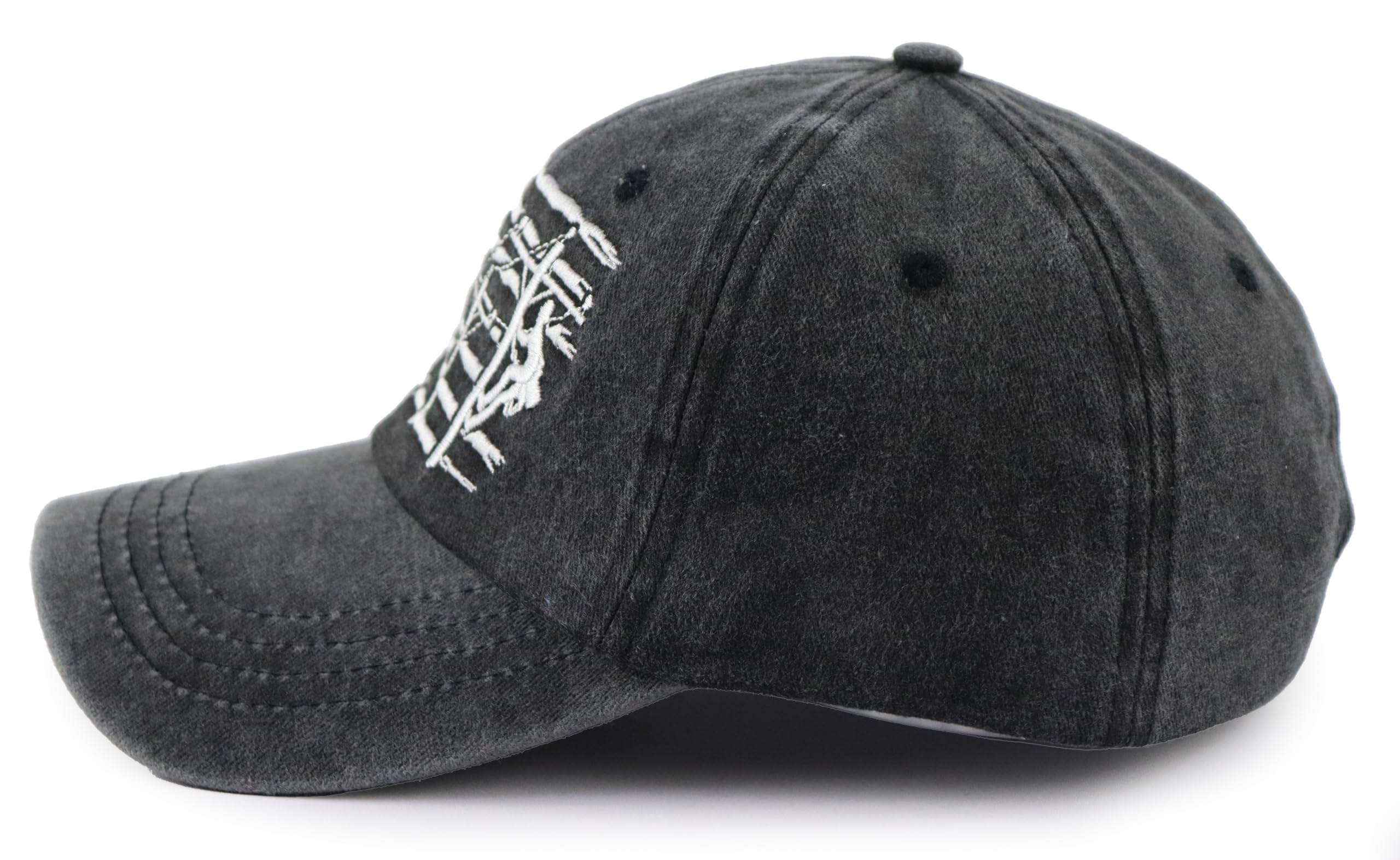 Lineman Gifts for Men, Adjustable Vintage Cotton Embroidered Electrician Dad Hat