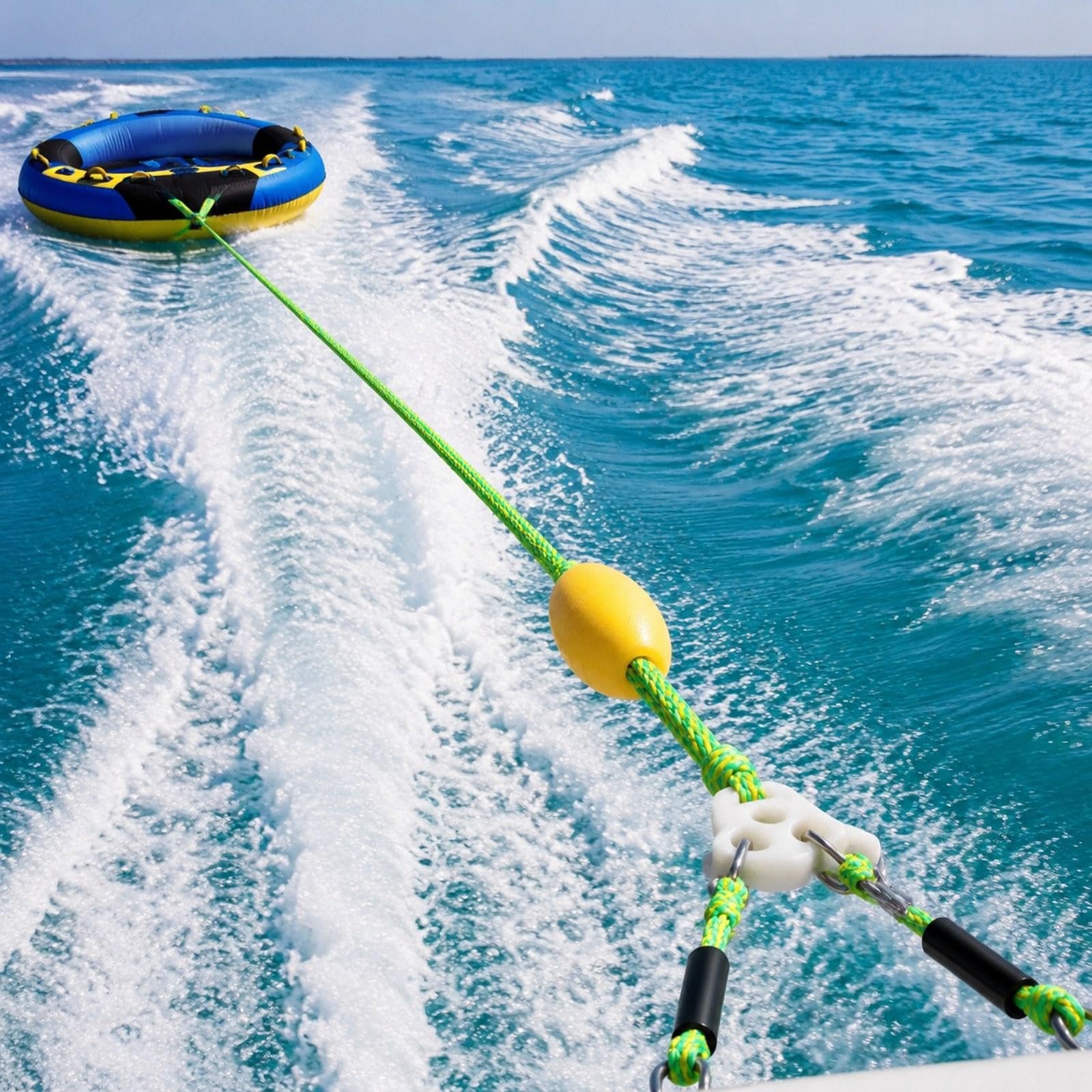 Imbracatura di Traino per Barca, Corda da Wakesurf, Ganci in Acciaio Inossidabile, per Adulti, Portatile E Versatile.