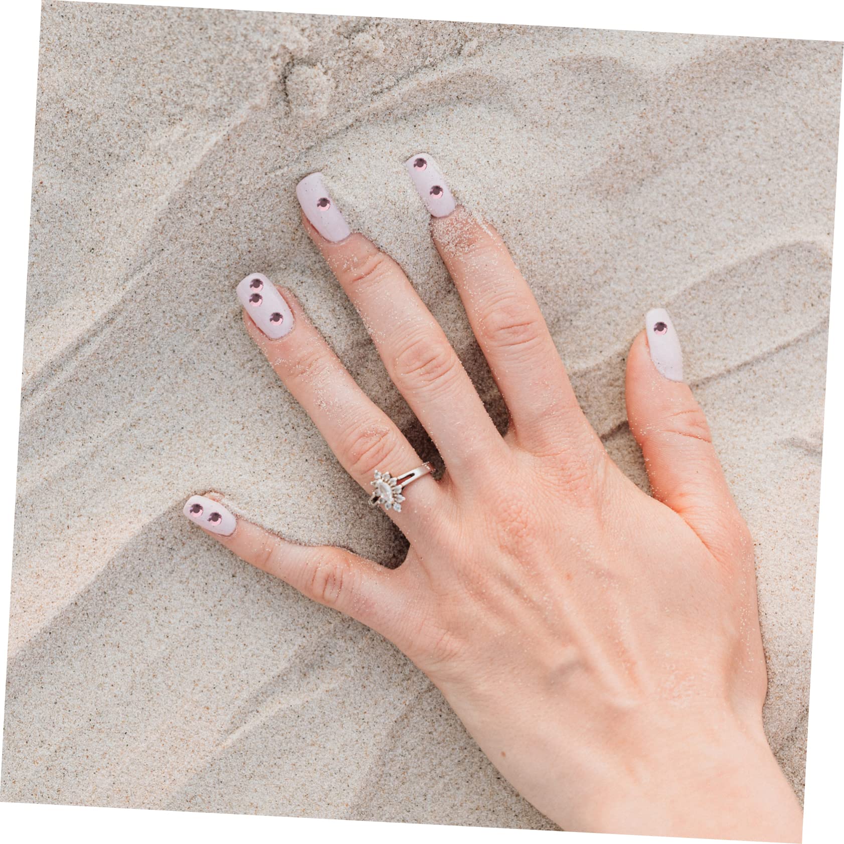 minkissy 4 Pezzi 1 Set Di Gemme Piatte Per Unghie Diamanti Per Unghie Kit Di Strass Per Nail Art Decorazioni Per Unghie Gemme Per Unghie Strass Per Manicure