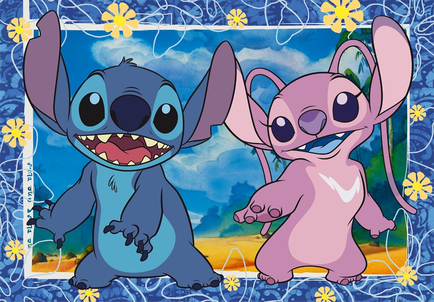 Clementoni - Disney Stitch Supercolor Stitch-104 stukjes kinderen 6 jaar, puzzel cartoons
