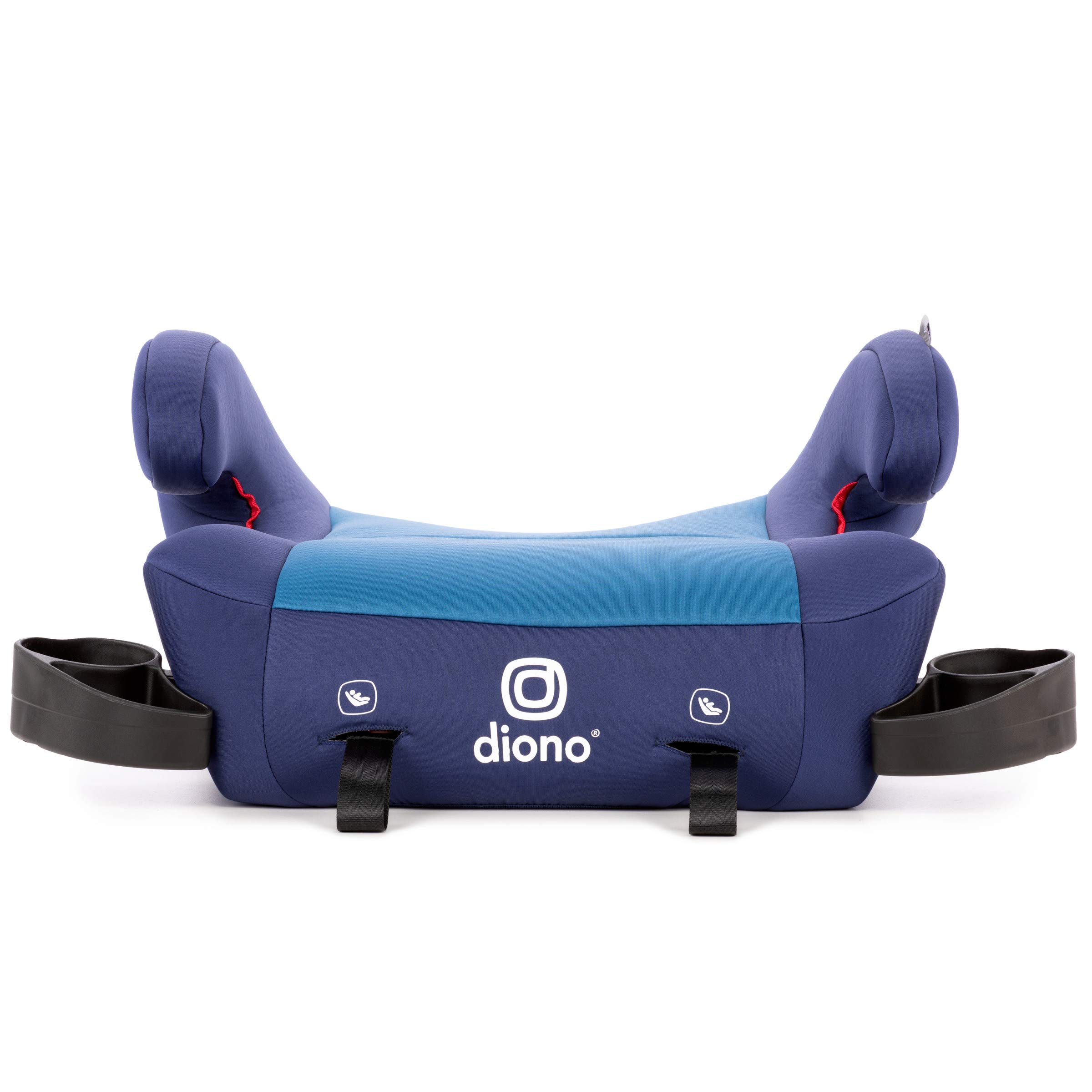 Diono Solana 2 XL 2022, Dual Latch Connectors, Lightweight Backless Belt-Positioning Booster Car Seat, 8 Years 1 Booster Seat, Blue