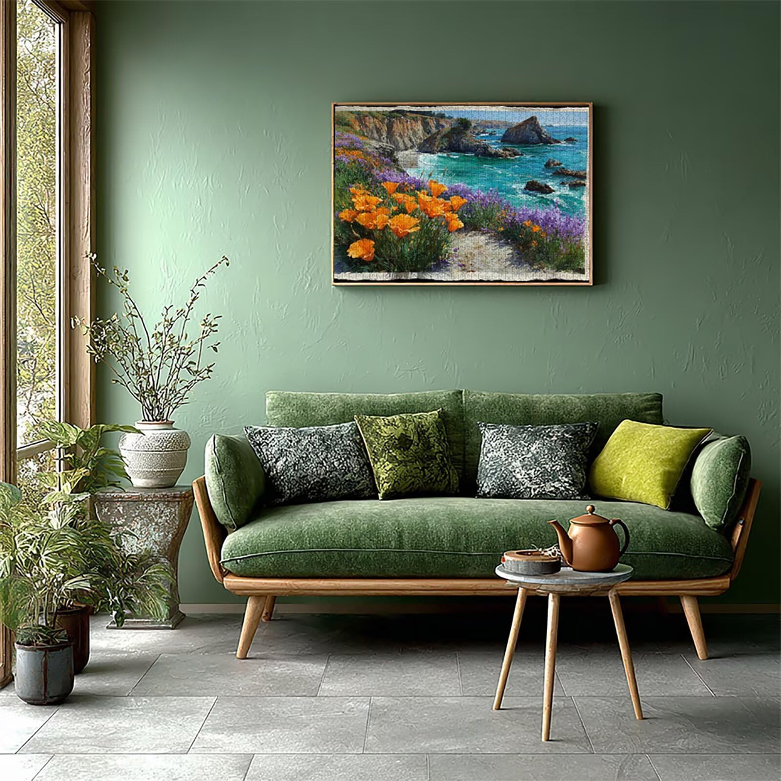 Vista Mare Puzzle 4000 Pezzi Adulti, Flower Puzzle Legno con Scatola 141x87cm, Idea Regalo Uomo e Donna, Divertimento Per Adulti, per Gioco Familiar, Giochi di Sfida, Squisita Confezione, B-7954