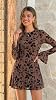 Vestido bodycon mini de malla con floral para mujer Valiamcep 7
